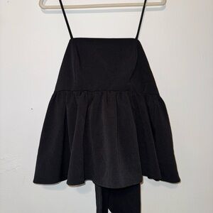 Elegant Black Women's top with Bow